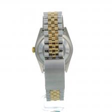 Gents Rolex Datejust 36 16233 18ct Yellow Gold   Stainless Steel case with Blue Diamond dial